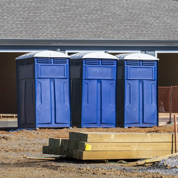 are there any restrictions on where i can place the portable toilets during my rental period in Ashford